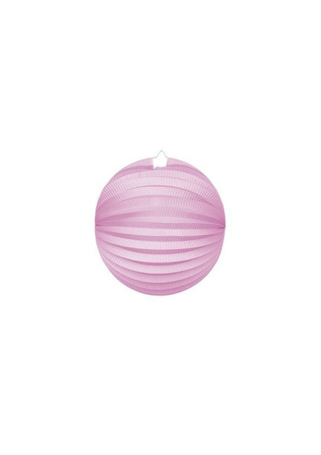 Roze Lampion 25cm van WeFiesta koop je bij Partywinkel