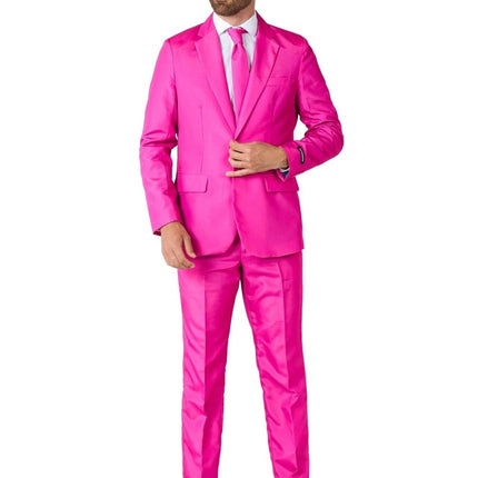 Roze Pak Heren Suitmeister van Suitmeister koop je bij Partywinkel