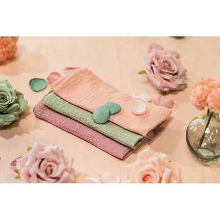 Roze Servetten Katoen 40cm 4st van CHAKS koop je bij Partywinkel