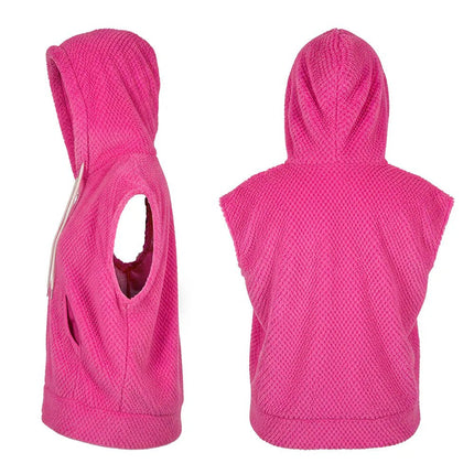 Roze Vest Neon Fluffy van Boland koop je bij Partywinkel