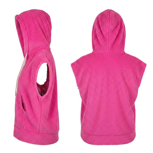 Roze Vest Neon Fluffy van Boland koop je bij Partywinkel