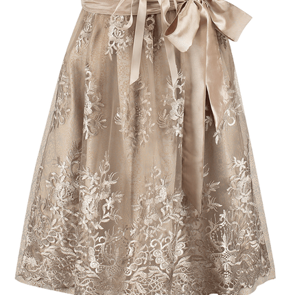 Roze Wit Creme Dirndl Jurk Oktoberfest Dames Jaquard van Haus Huberts koop je bij Partywinkel