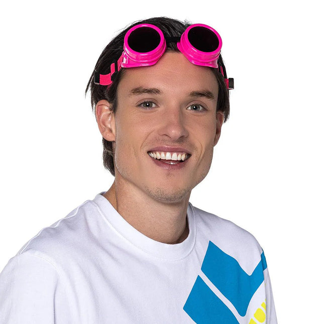 Roze Zonnebril Neon van Boland koop je bij Partywinkel