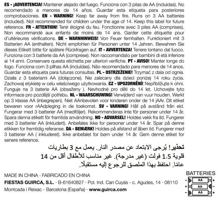 Russisch Jachtgeweer 77cm van Fiestas Guirca koop je bij Partywinkel