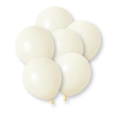 Ivoorkleurige Ballonnen 30cm 10st