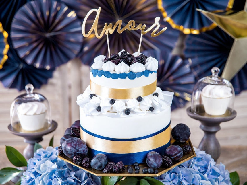 Satijn Lint Koninklijk Blauw 38mm 25m van Partydeco koop je bij Partywinkel