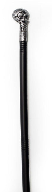 Schedel Scepter Zilver 77cm 3st van Partychimp koop je bij Partywinkel