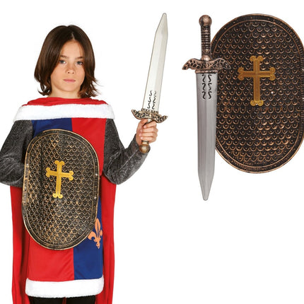 Schild En Zwaard Kind 48cm van Fiestas Guirca koop je bij Partywinkel