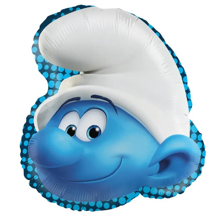 Smurfar-folieballong, tom, 45 cm