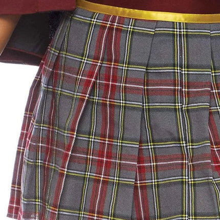 Schoolmeisje Kostuum Grijs Rood Dames Leg Avenue van Leg Avenue koop je bij Partywinkel