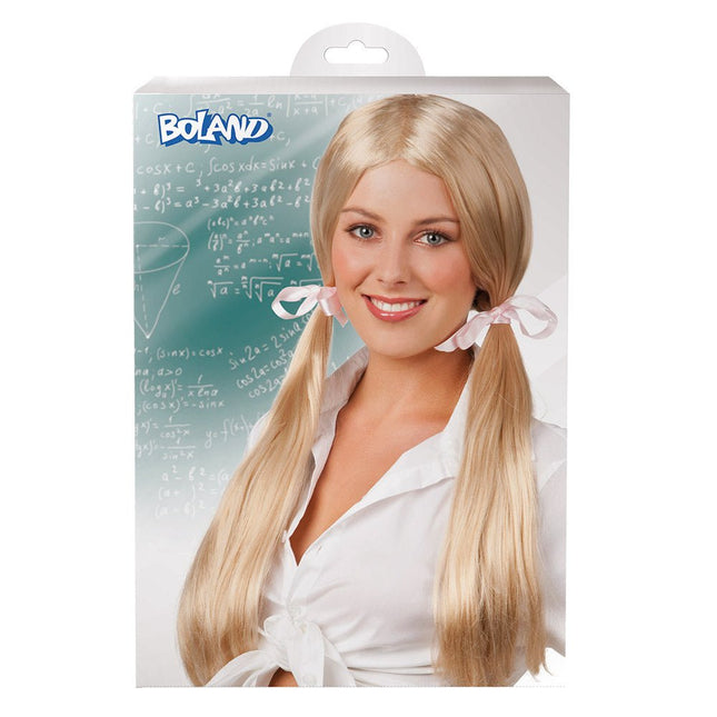 Schoolmeisje Pruik van Boland koop je bij Partywinkel