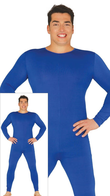 Second Skin Pak Kostuum Blauw Heren van Fiestas Guirca koop je bij Partywinkel