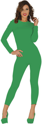 Second Skin Pak Kostuum Groen Dames van Fiestas Guirca koop je bij Partywinkel