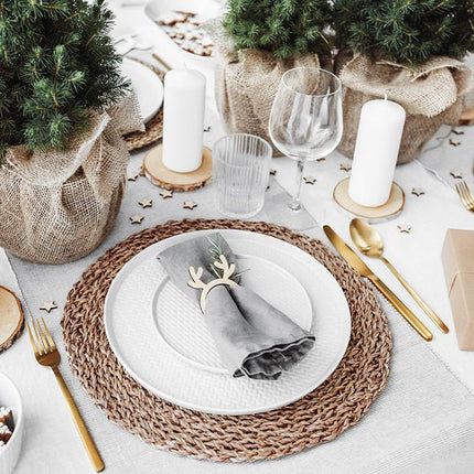 Servet Ringen 4cm 6st van Partydeco koop je bij Partywinkel