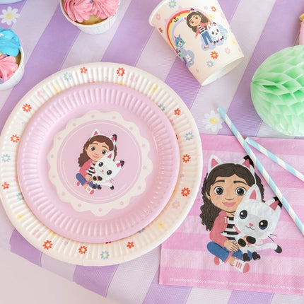 Servetten Gabby's Dollhouse, 33 x 33 van Partydeco koop je bij Partywinkel