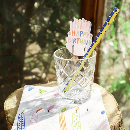 Servetten Happy Birthday 33cm 20st van Folat koop je bij Partywinkel