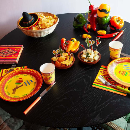 Servetten Mexico Papier 33cm van Boland koop je bij Partywinkel