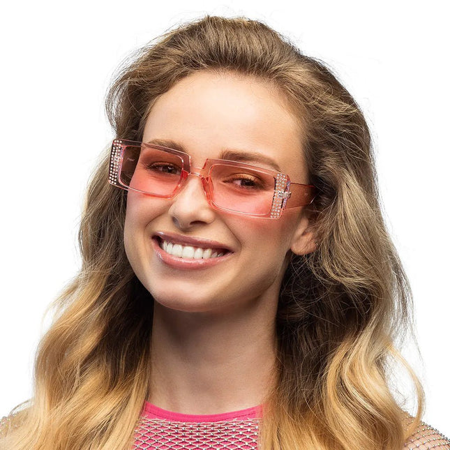 Set 2 Partybrillen Escape (zwart en roze) van Boland koop je bij Partywinkel