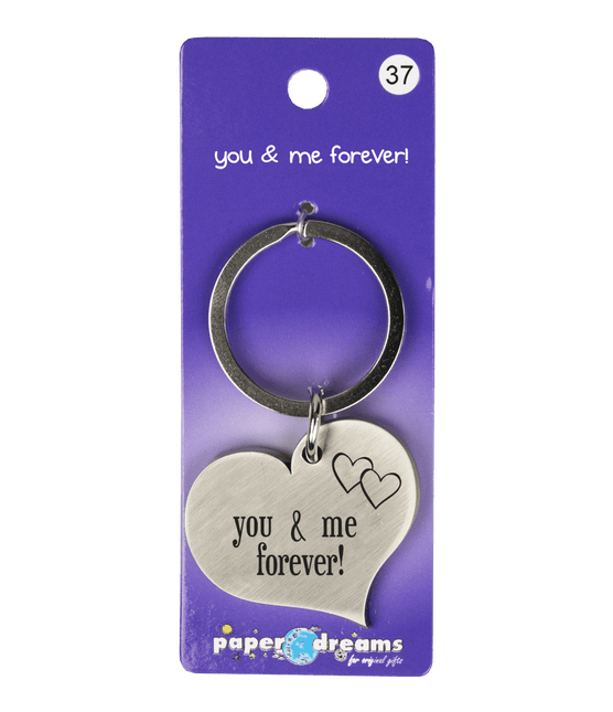 Seutelhanger You & Me Forever 10cm van Paper Dreams koop je bij Partywinkel