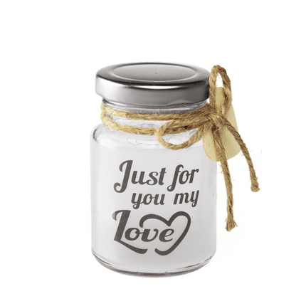 Sfeerlampje Just For You My Love 14cm van Paper Dreams koop je bij Partywinkel