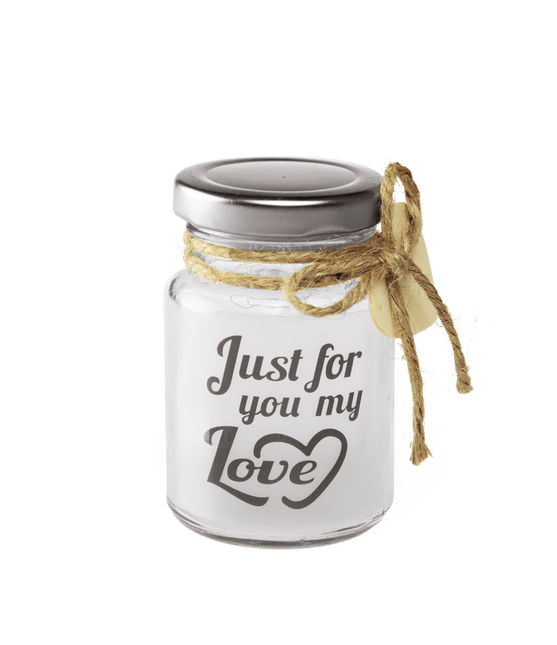 Sfeerlampje Just For You My Love 14cm van Paper Dreams koop je bij Partywinkel