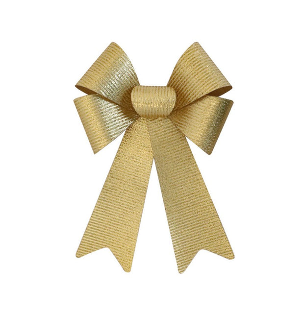 Guld rosett Glitter ränder 38cm