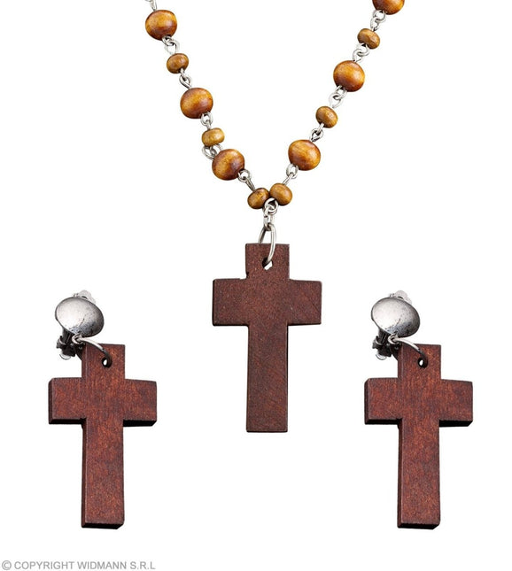 Sieraden Set Kruis van Widmann koop je bij Partywinkel