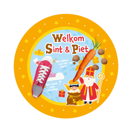 Sinterklaas Schoenzetmat 50cm van Paper Dreams koop je bij Partywinkel