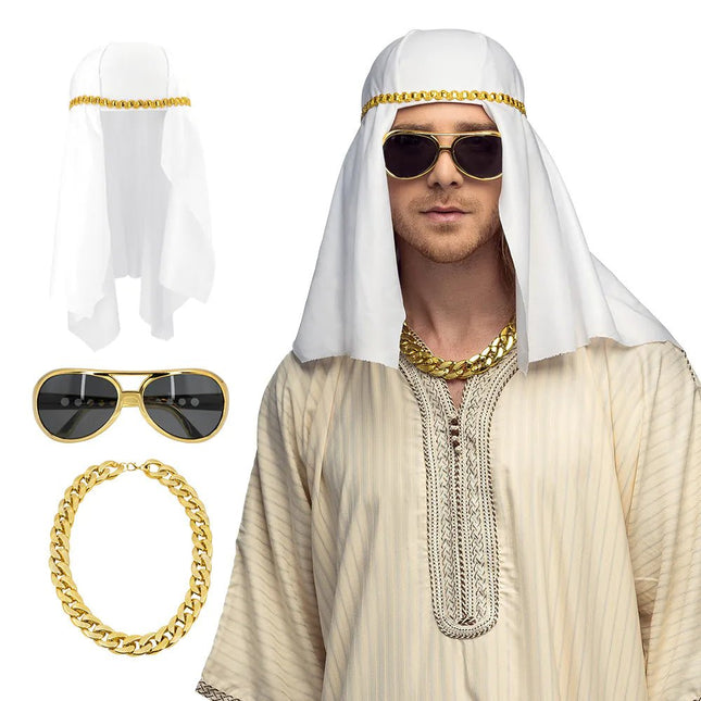 Sjeik Accessoireset 3 delig van Boland koop je bij Partywinkel