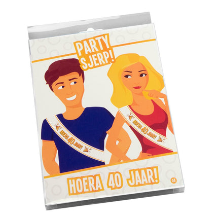 Sjerp Hoera 40 Jaar van Paper Dreams koop je bij Partywinkel