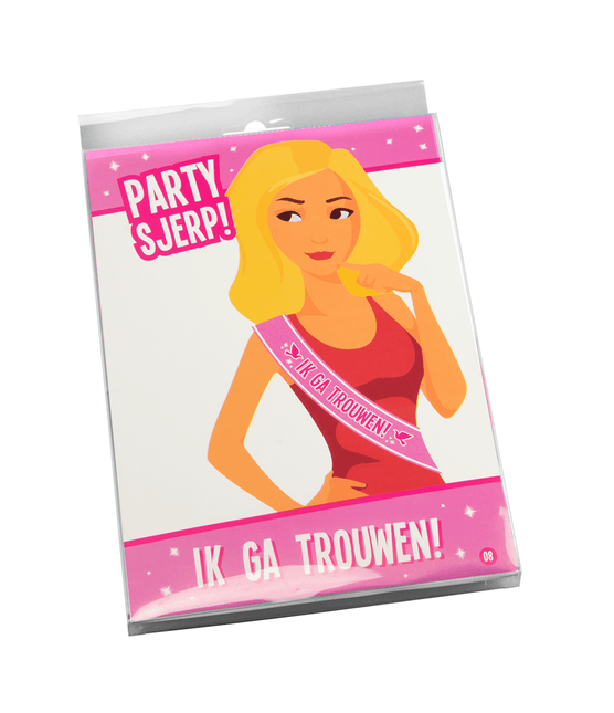Sjerp Ik Ga Trouwen van Paper Dreams koop je bij Partywinkel