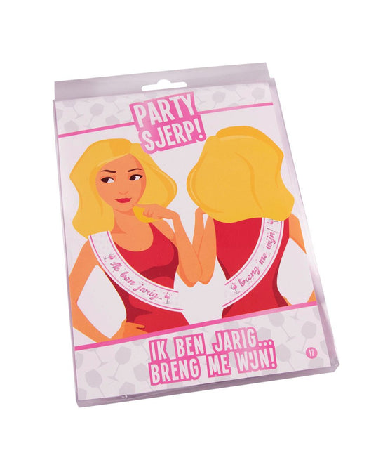 Sjerp Jarig, Wijn! van Paper Dreams koop je bij Partywinkel