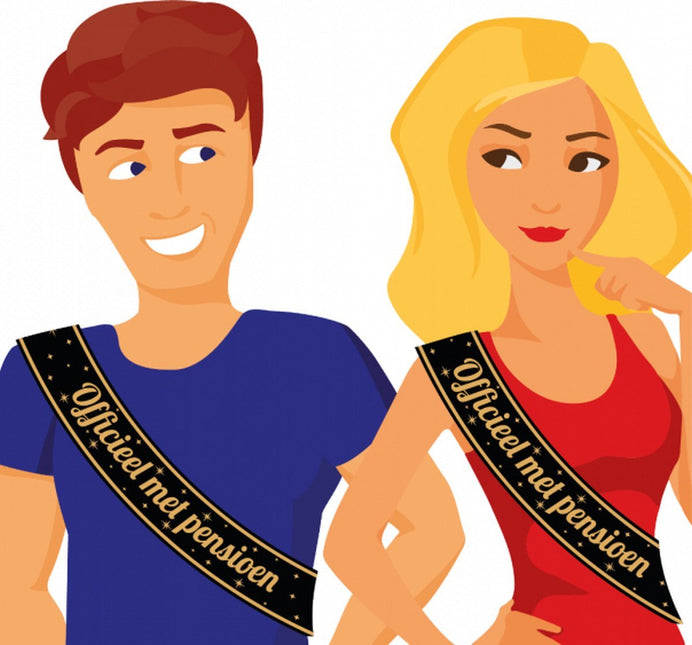 Sjerp Pensioen 85cm van Paper Dreams koop je bij Partywinkel