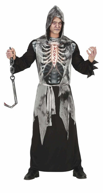 Skelet Halloween Kostuum Heren L van Fiestas Guirca koop je bij Partywinkel