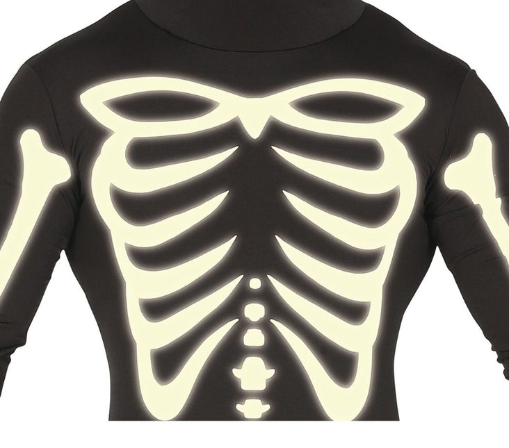 Skelet Halloween Kostuum Heren Zwart L van Fiestas Guirca koop je bij Partywinkel