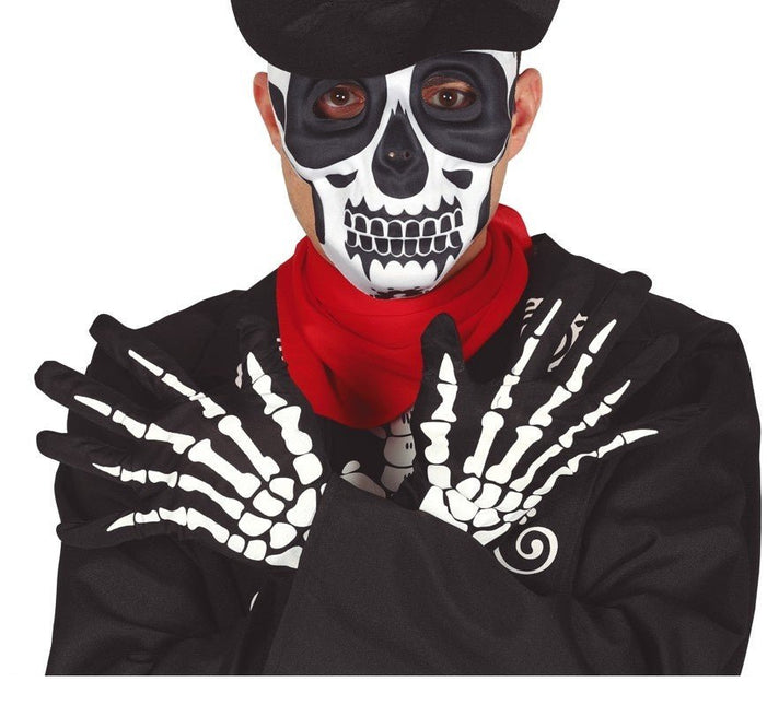 Skelet Handschoenen van Fiestas Guirca koop je bij Partywinkel