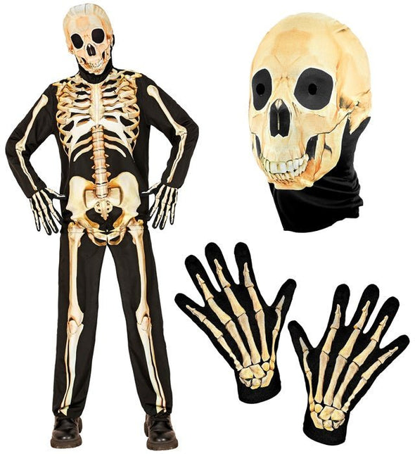 Skelet Kostuum 4 delig van Widmann koop je bij Partywinkel