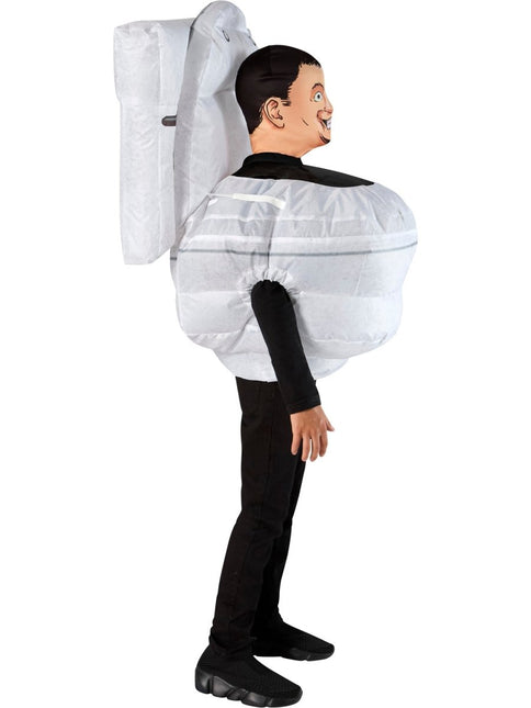 Skibidi Opblaasbaar Toilet Kostuum Kind van Rubies koop je bij Partywinkel