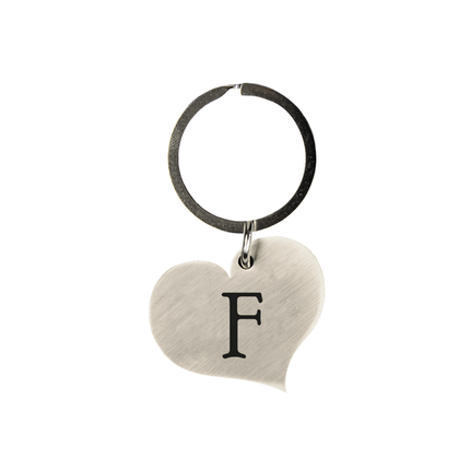 Sleutelhanger F 10cm van Paper Dreams koop je bij Partywinkel