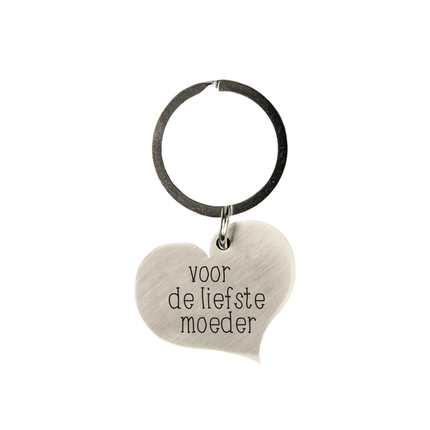 Sleutelhanger Liefste Moeder 10cm van Paper Dreams koop je bij Partywinkel