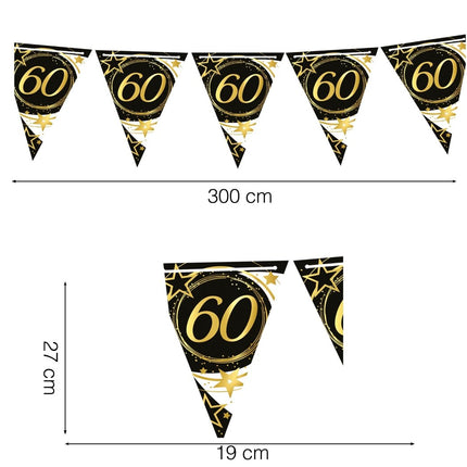 Slinger 60 Jaar Papier 3m van Fiestas Guirca koop je bij Partywinkel