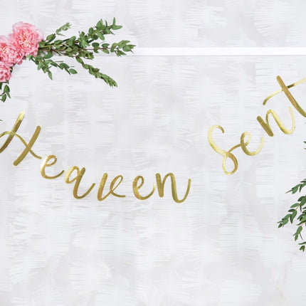 Slinger Heaven Sent Goud 85cm van Partydeco koop je bij Partywinkel