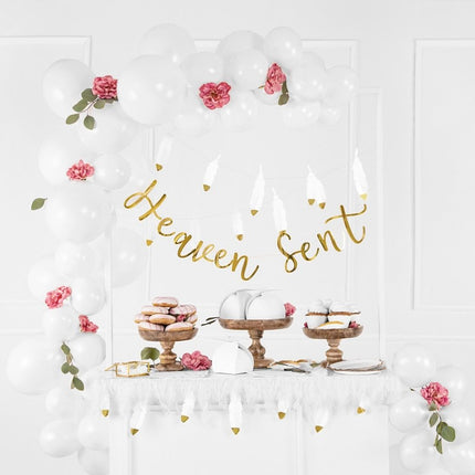 Slinger Heaven Sent Goud 85cm van Partydeco koop je bij Partywinkel