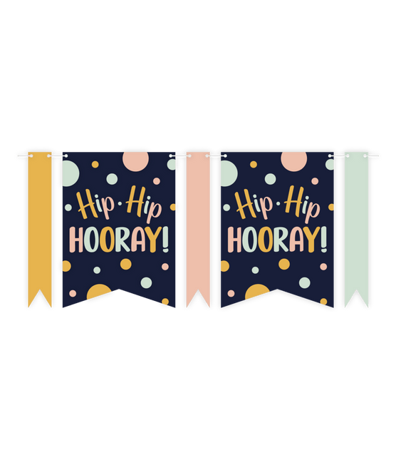 Slinger Hip Hip Hooray 6m van Paper Dreams koop je bij Partywinkel
