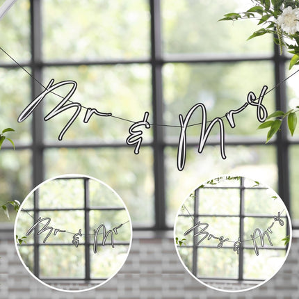 Slinger Mr& Mrs 2m van Ginger Ray koop je bij Partywinkel