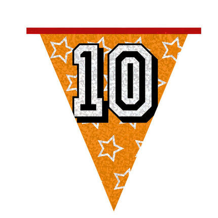 Slingers 10 Jaar Glitter 8m van Boland koop je bij Partywinkel