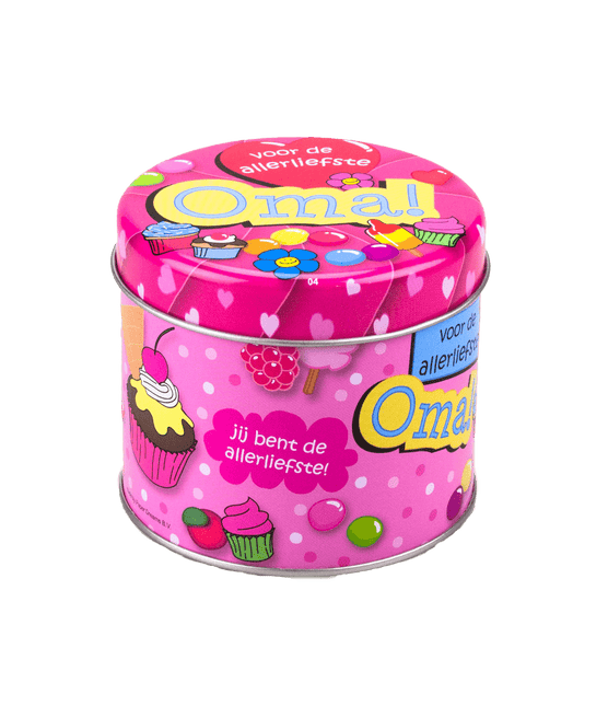 Snoepblik Oma 9cm van Paper Dreams koop je bij Partywinkel