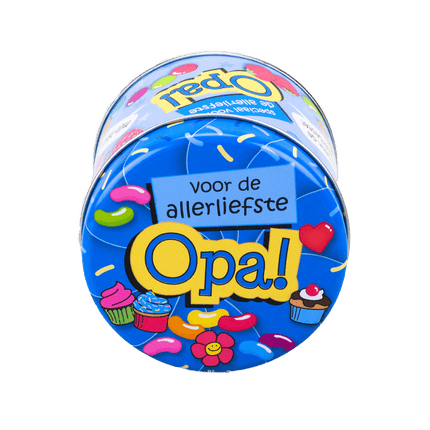 Snoepblik Opa 9cm van Paper Dreams koop je bij Partywinkel