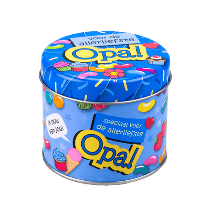 Snoepblik Opa 9cm van Paper Dreams koop je bij Partywinkel