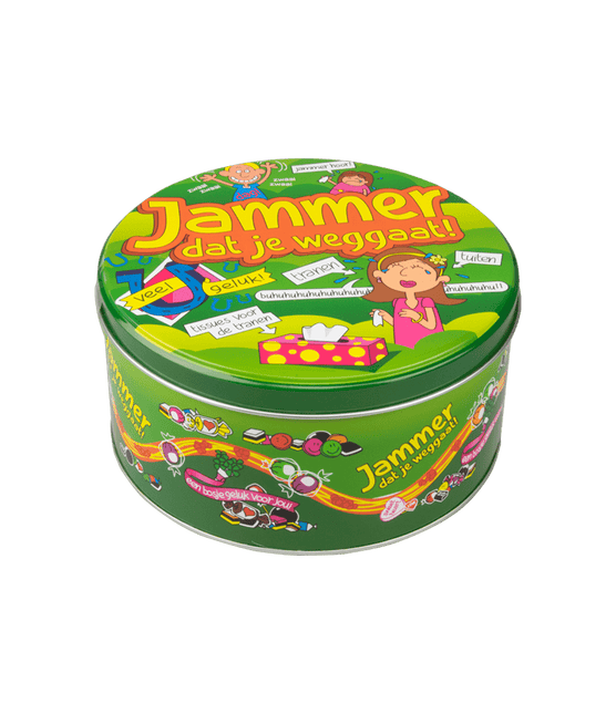 Snoeptrommel Jammer Dat Je Weggaat van Paper Dreams koop je bij Partywinkel